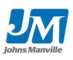 johns manville logo with blue initials symbol