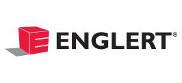 Englert logo with red E cube symbol